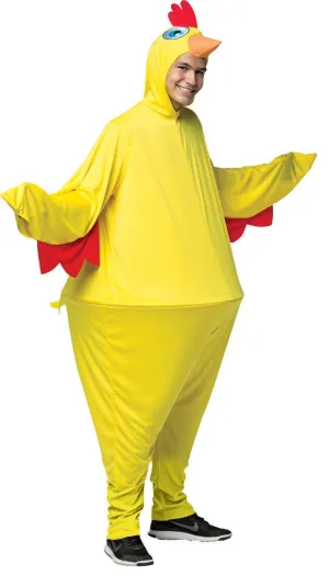 Chicken Hoopster Novelty Mens Fancy Dress Costume