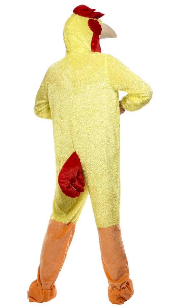 Chicken Mens Funny Animal Onesie Costume