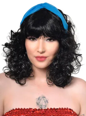 Chiffon Blue Twist Costume Headband