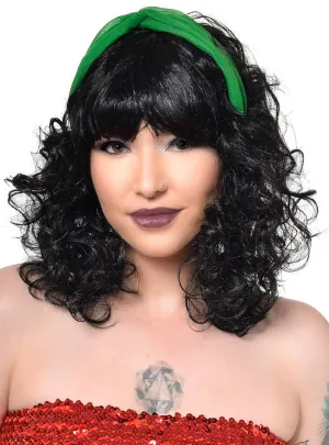 Chiffon Green Twist Costume Headband