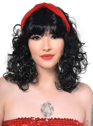 Chiffon Red Twist Costume Headband