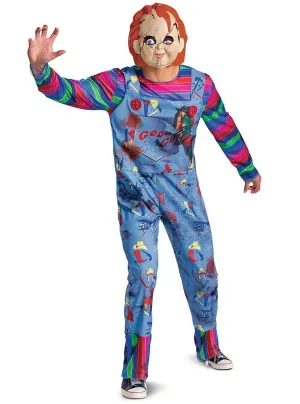 Child's Play Adults Deluxe Chucky Halloween Costume