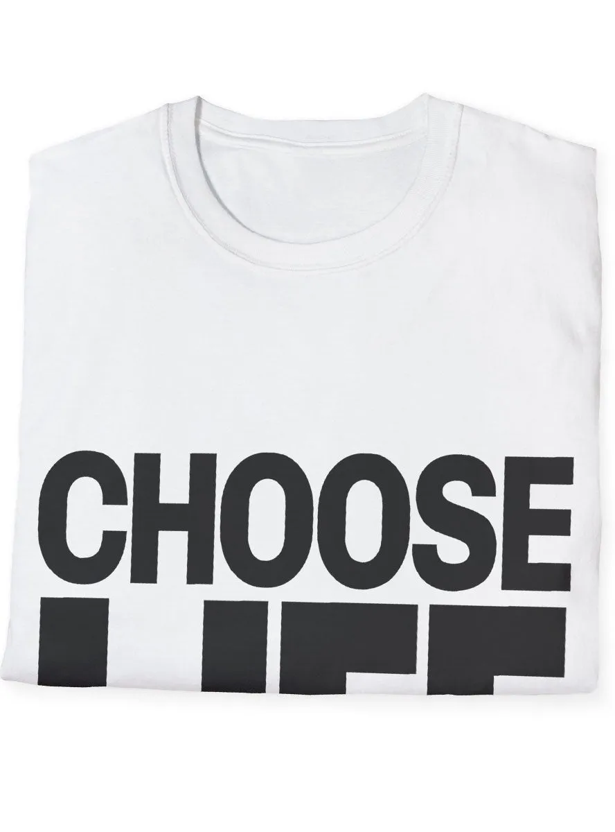 Choose Life White 80s Costume Shirt