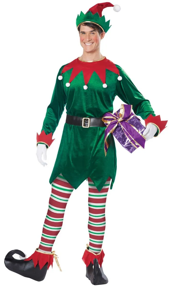 Christmas Elf Adults Fancy Dress Costume