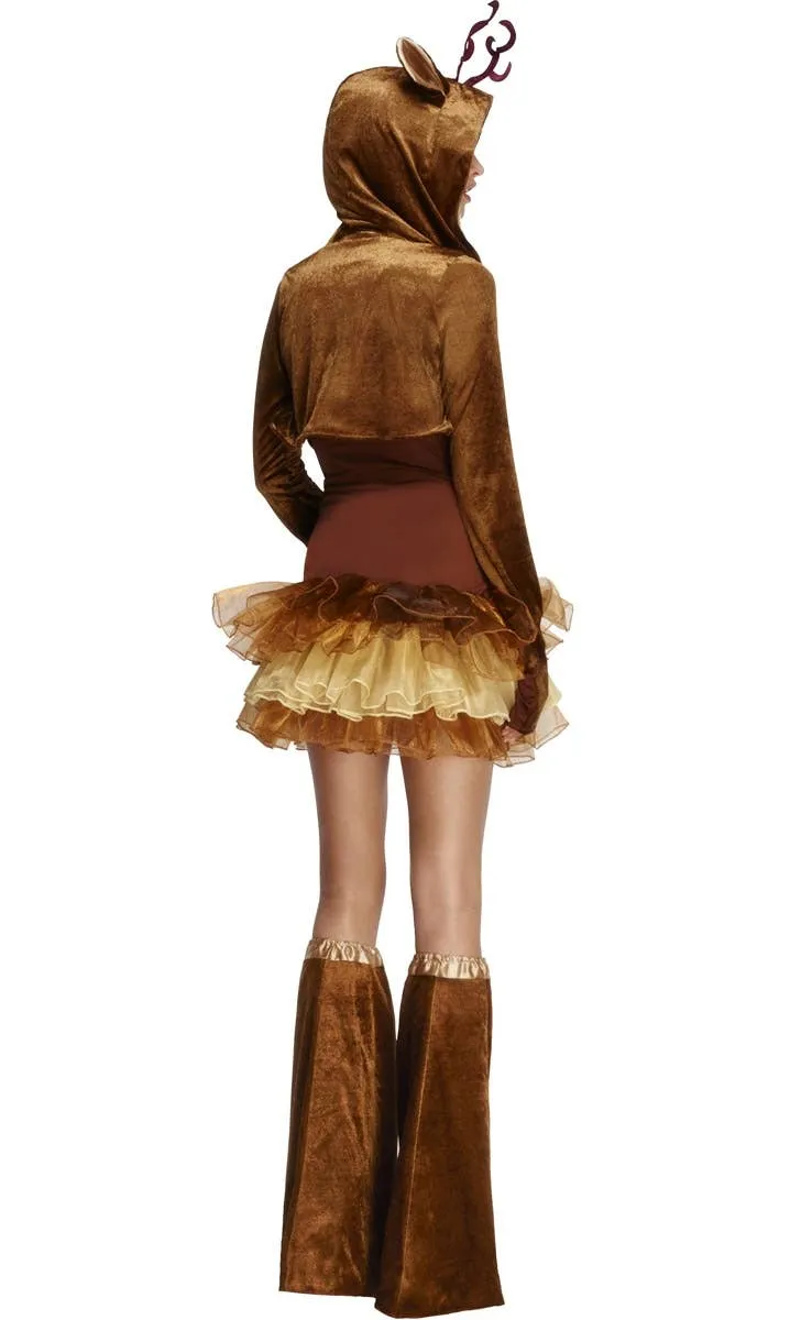 Christmas Reindeer Sexy Womens Rudolph Costume