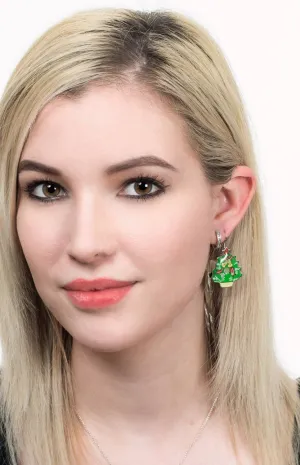 Christmas Tree Light Up Earrings