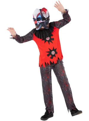 Chuckles the Clown Boys Double Headed Halloween Costume