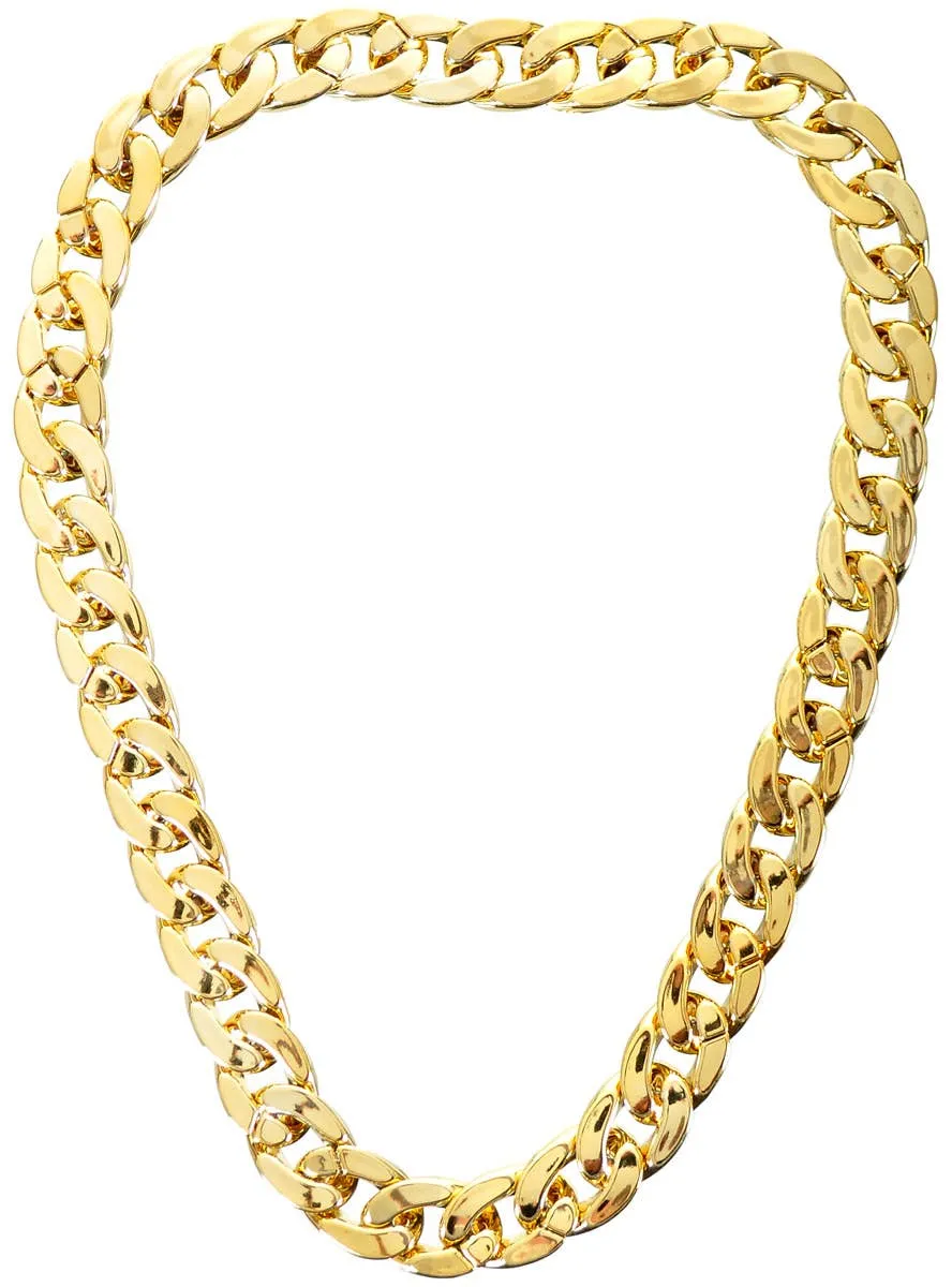 Chunky Gold 90s Chain Costume Necklace