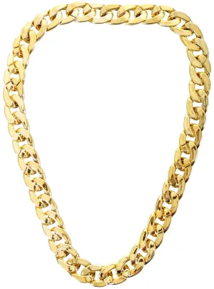 Chunky Gold 90s Chain Costume Necklace