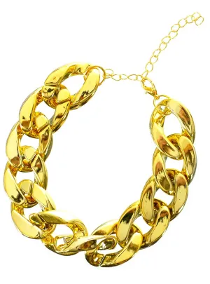 Chunky Gold Bling Bracelet Costume Jewellery