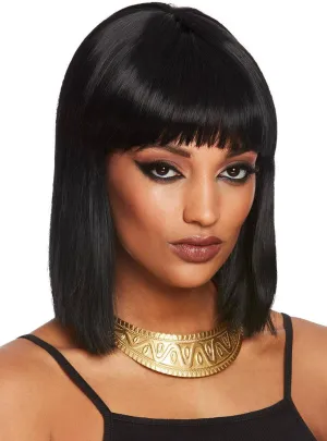 Chunky Gold Metal Egyptian Queen Costume Necklace