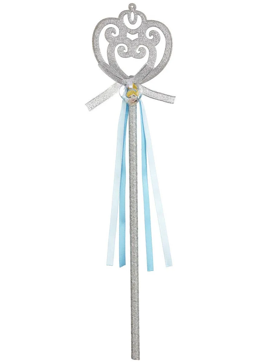 Cinderella Girls Silver Glitter Costume Wand