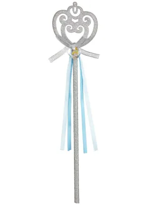 Cinderella Girls Silver Glitter Costume Wand