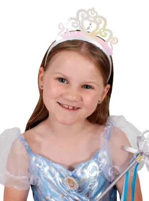 Cinderella Girls Silver Iridescent Disney Princess Costume Tiara