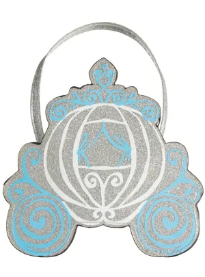 Cinderella Glittery Silver Carriage Costume Bag