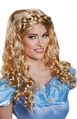 Cinderella Long Blonde Fairy Tale Womens Costume Wig