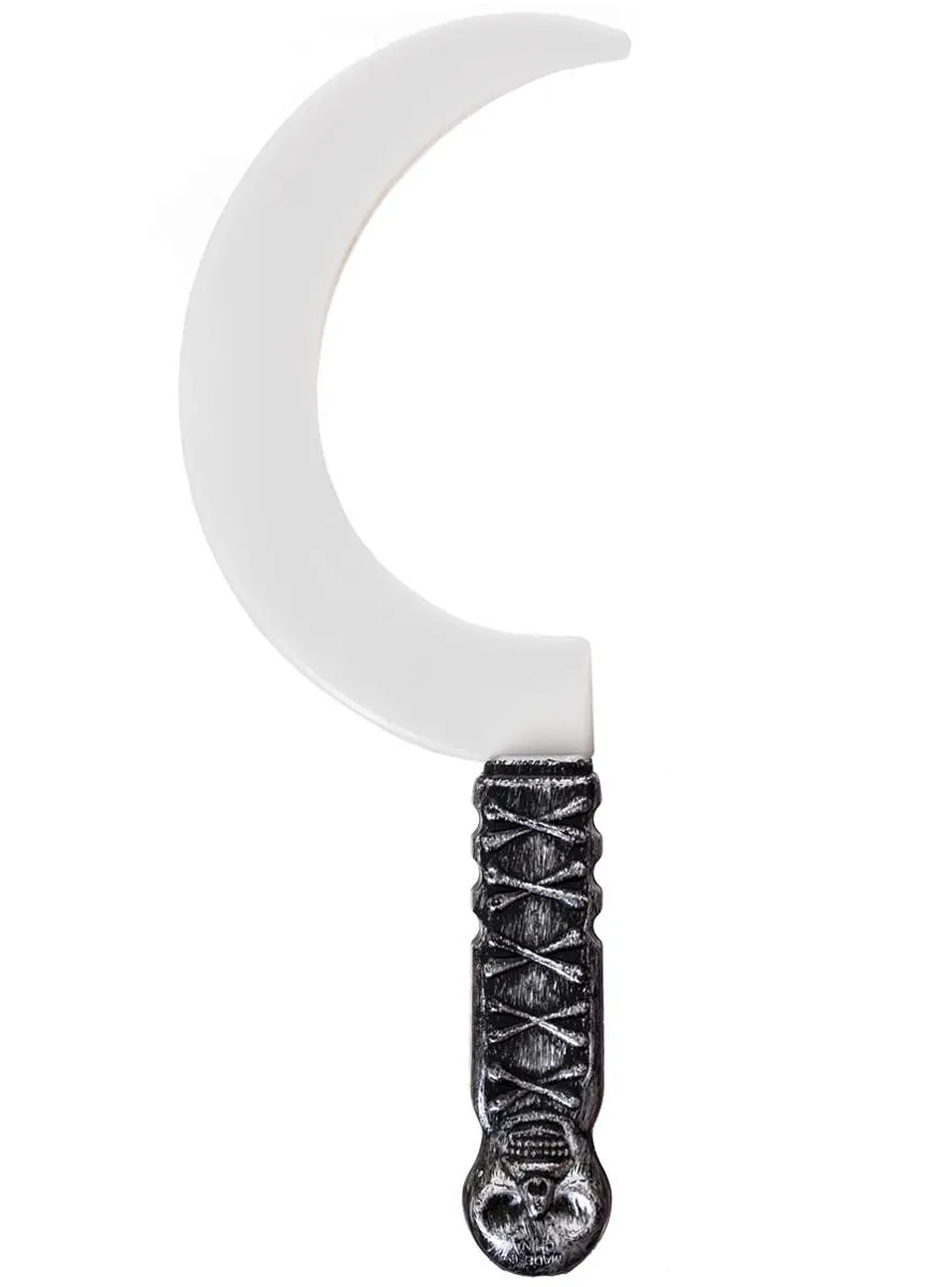 Circular Sickle Costume Weapon with Skull Handle
