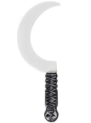 Circular Sickle Costume Weapon with Skull Handle