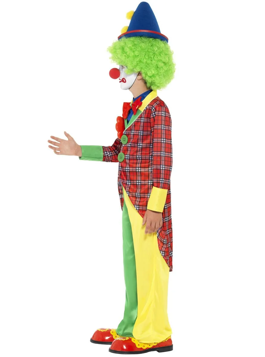 Circus Clown Boys Fancy Dress Costume