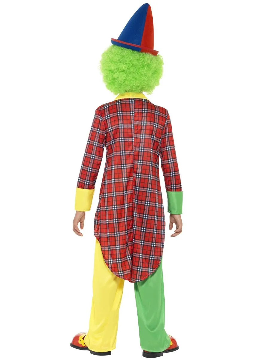 Circus Clown Boys Fancy Dress Costume