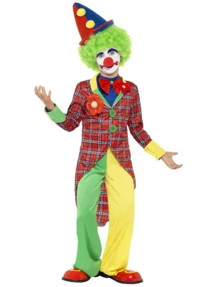 Circus Clown Boys Fancy Dress Costume