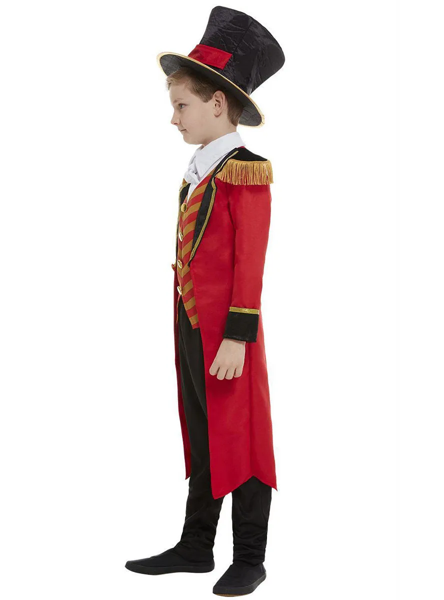 Circus Ringmaster Boys Dress Up Costume