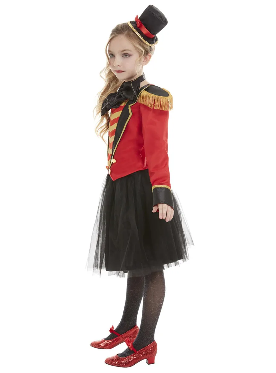 Circus Ringmaster Deluxe Girls Showman Costume