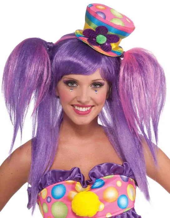 Circus Sweetie Rainbow Mini Top Hat