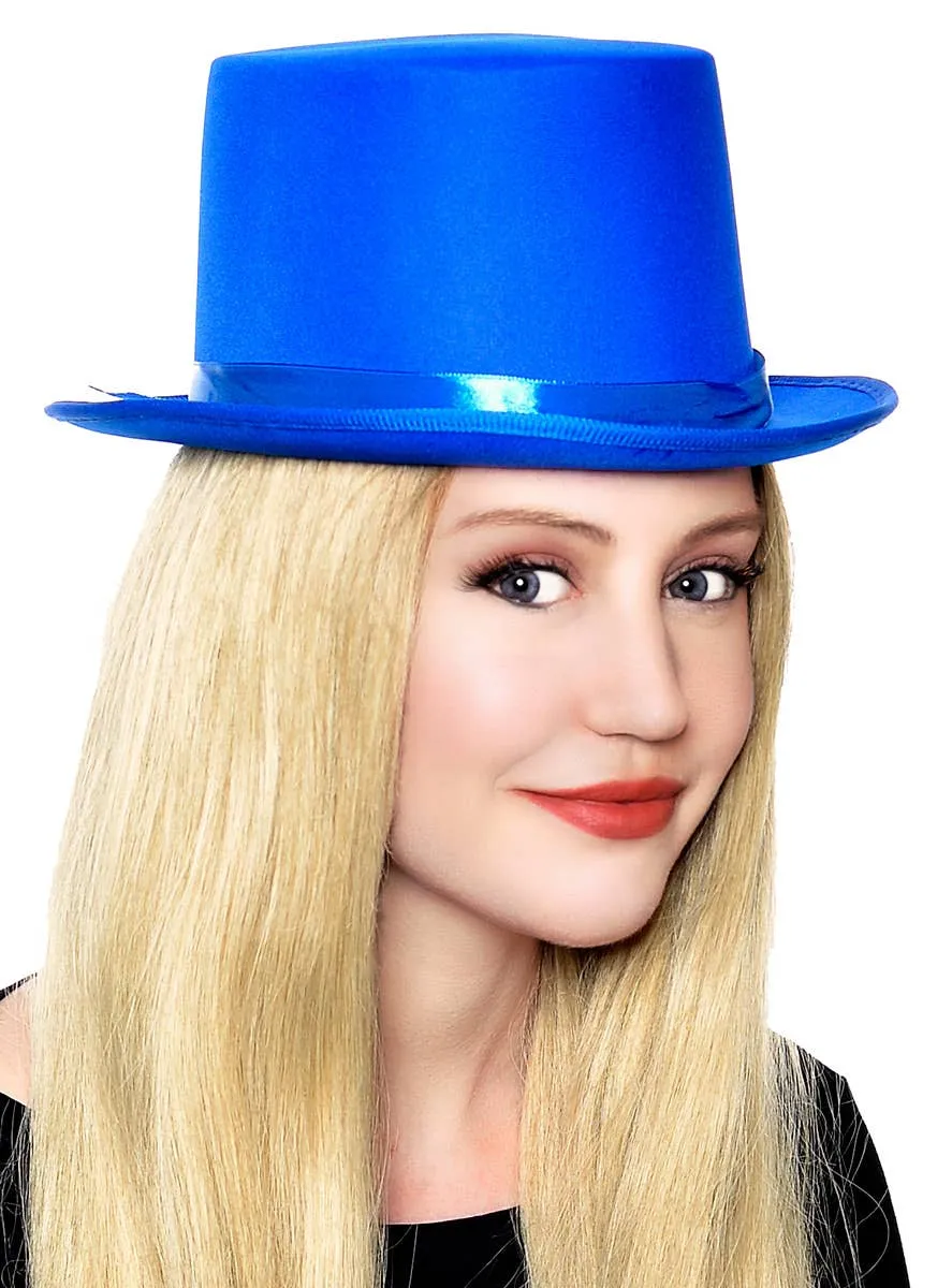 Classic Adults Blue Costume Top Hat