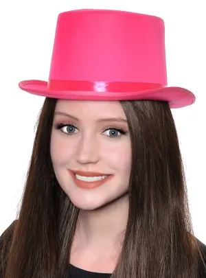 Classic Adults Pink Costume Top Hat