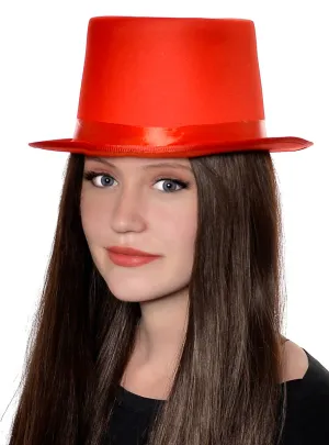 Classic Adults Red Costume Top Hat