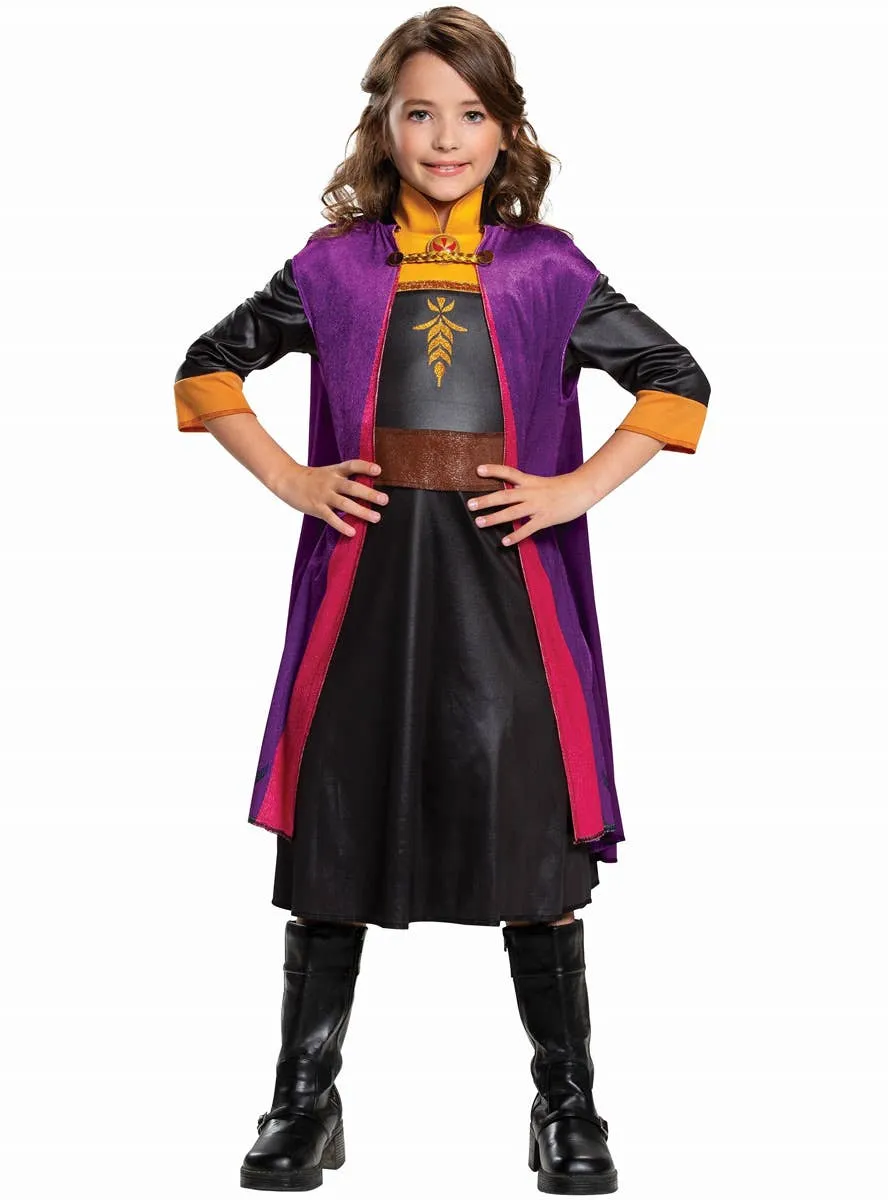 Classic Anna Girls Frozen 2 Fancy Dress Costume