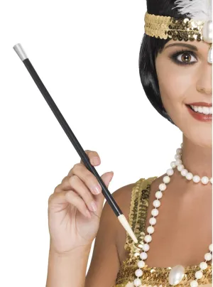 Classic Black 1920s Cigarette Holder Costume Accessory