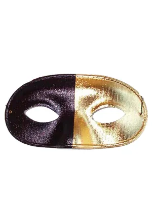 Classic Black and Gold Adults Masquerade Mask