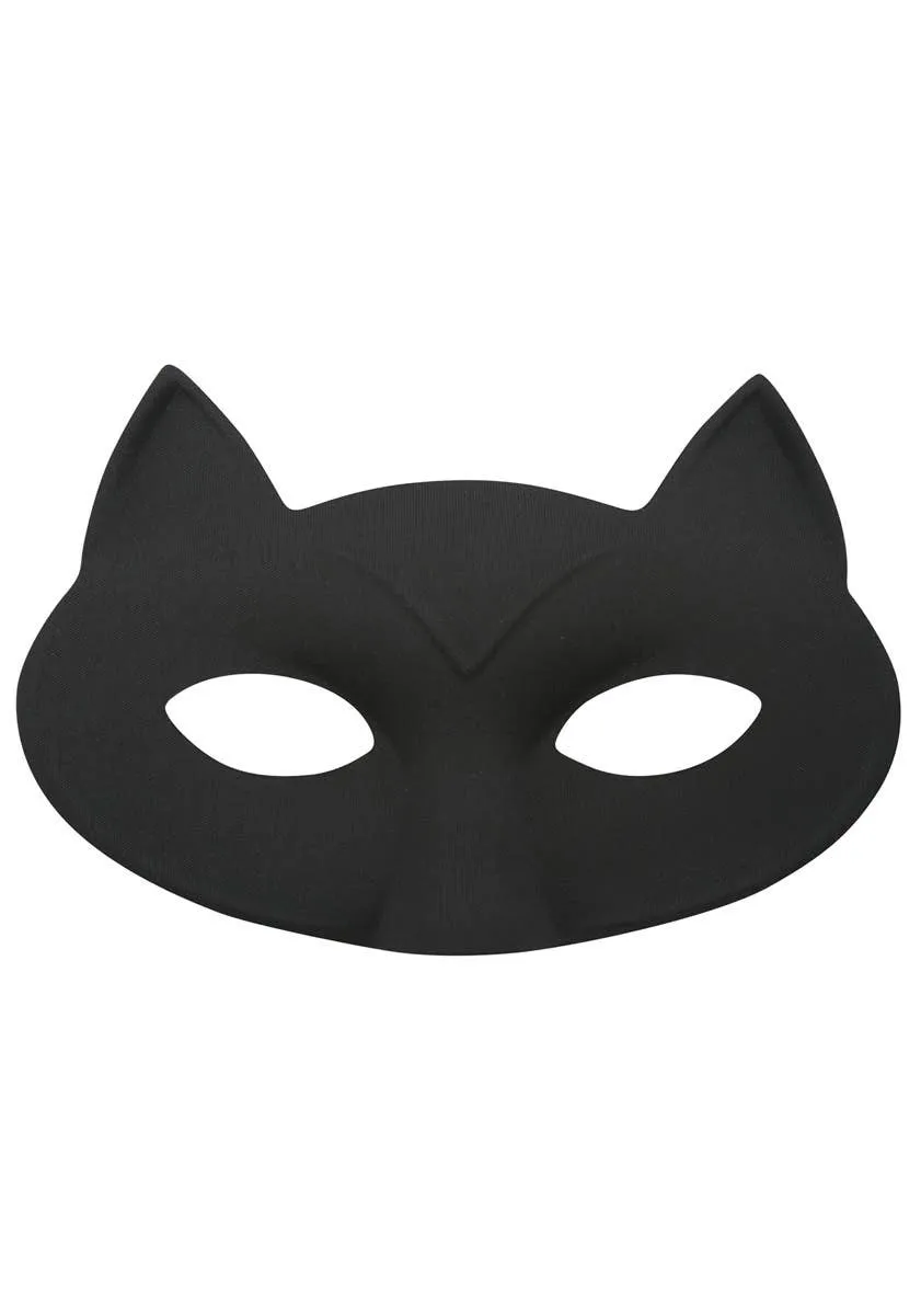 Classic Black Cat Masquerade Mask