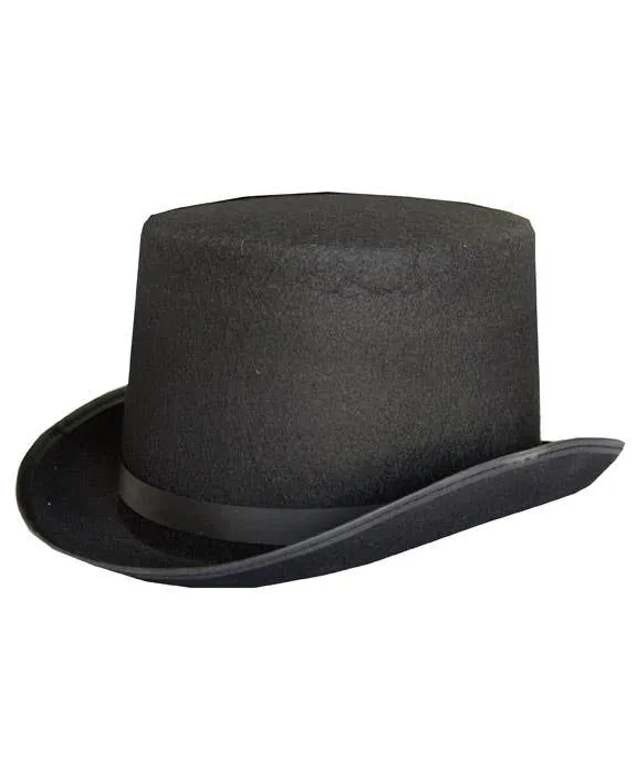 Classic Black Feltex Top Hat