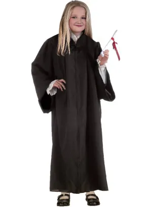 Classic Black Graduation Robe Kids Costume
