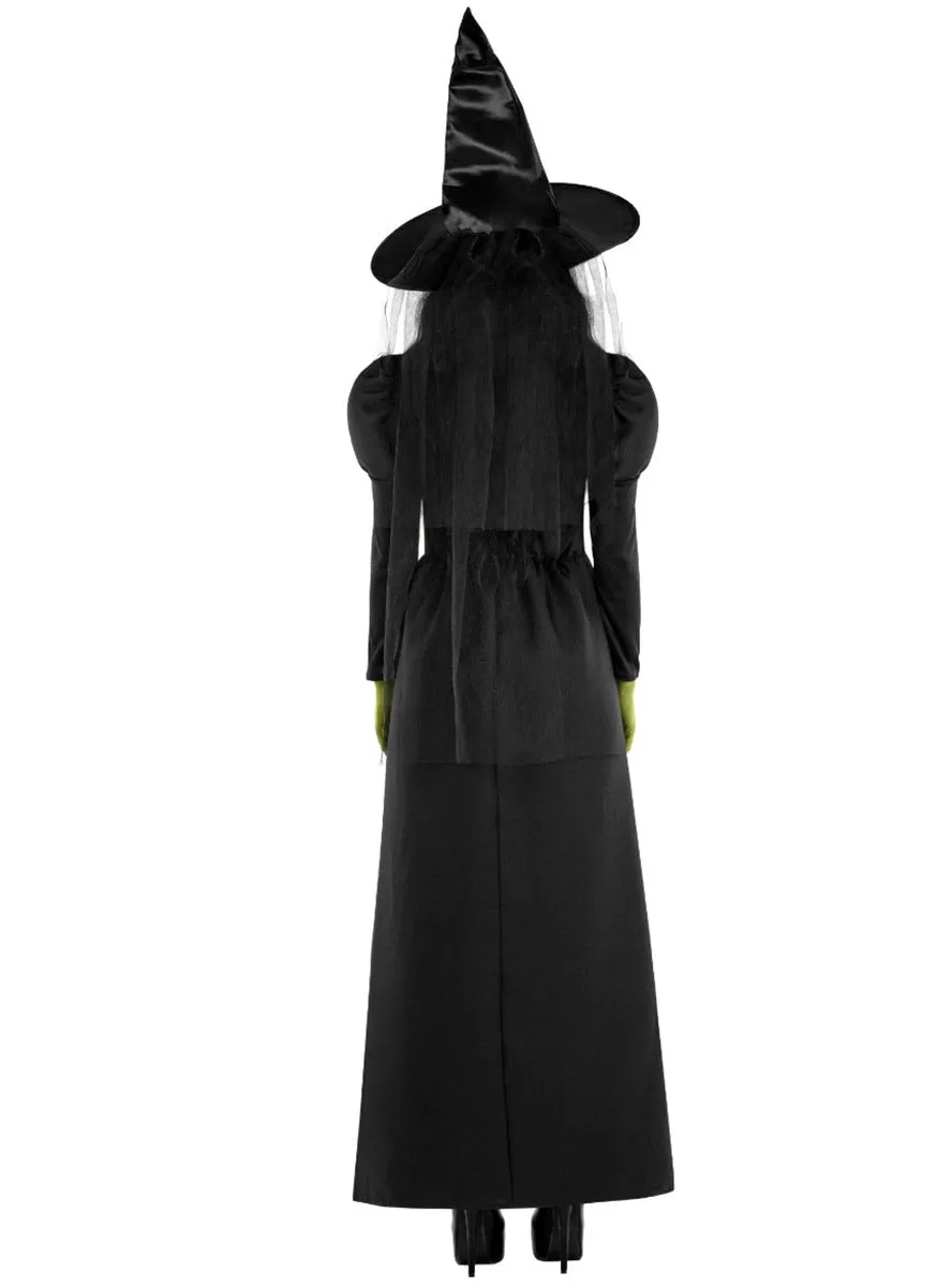Classic Black Wicked Witch Plus Size Womens Halloween Costume
