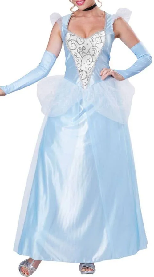 Classic Blue Princess Womens Fairytale Costume