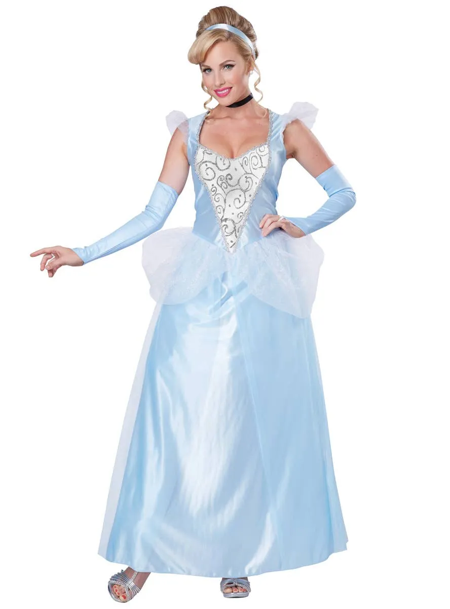 Classic Blue Princess Womens Fairytale Costume