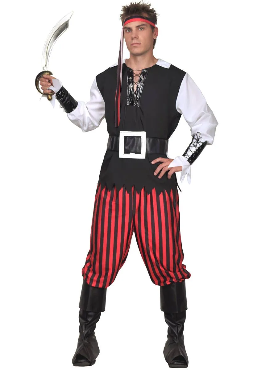 Classic Bounty Pirate Mens Dress Up Costume