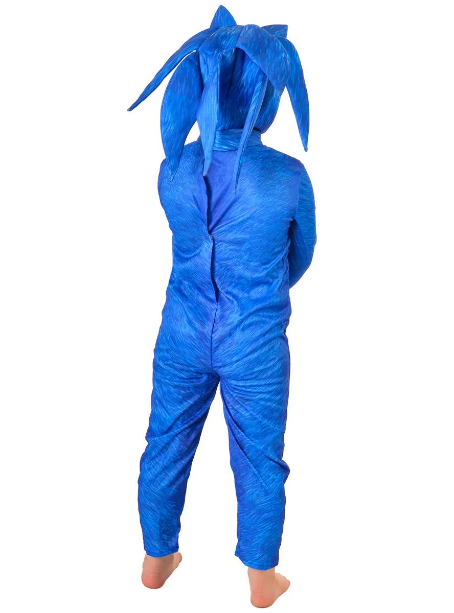 Classic Boys Blue Hedgehog Game Character Costume