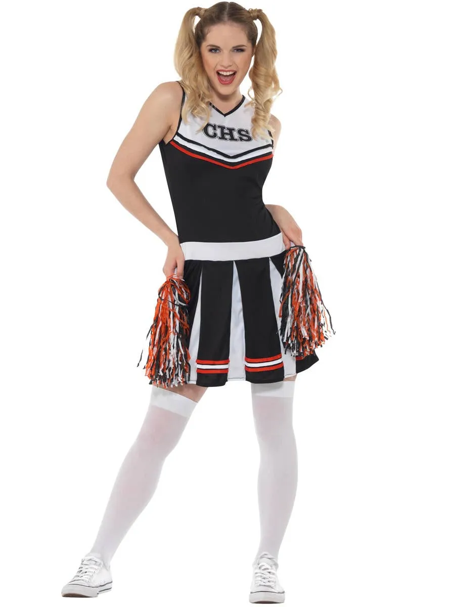 Classic Cheerleader Womens Fancy Dress Costume