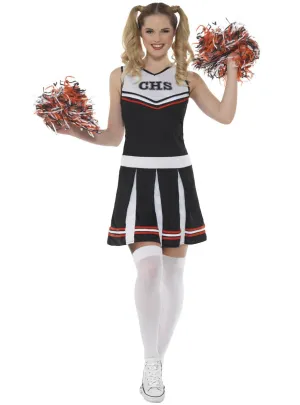 Classic Cheerleader Womens Fancy Dress Costume