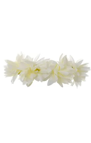Classic Cream Fairy Flower Crown Headband
