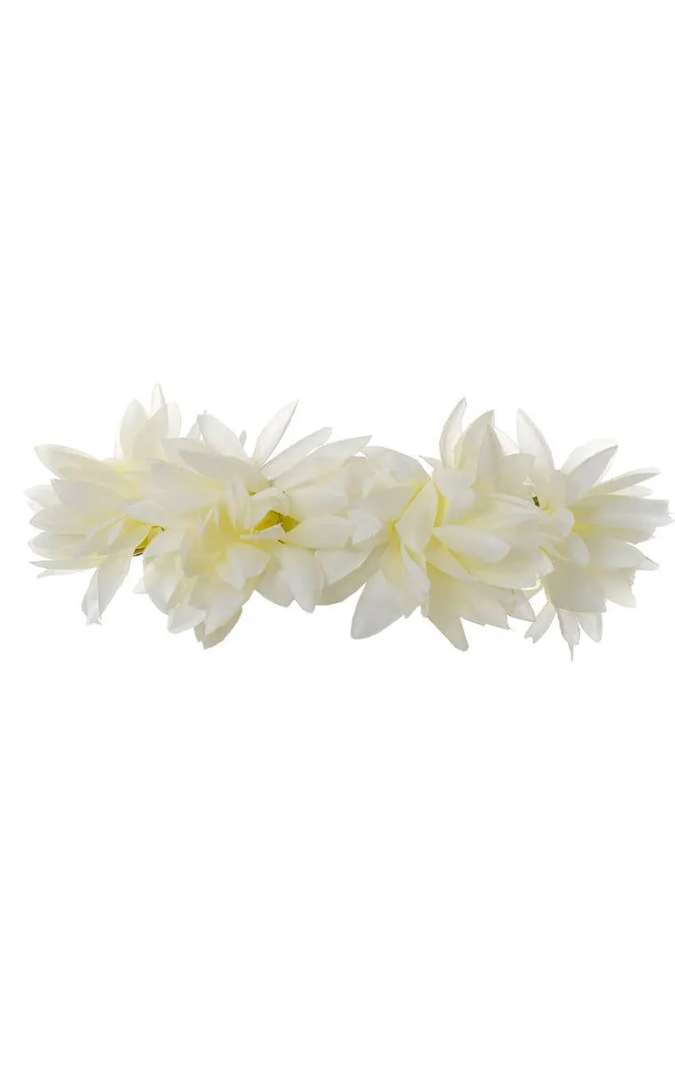 Classic Cream Fairy Flower Crown Headband