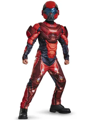 Classic Halo Red Spartan Boys Book Week Costume