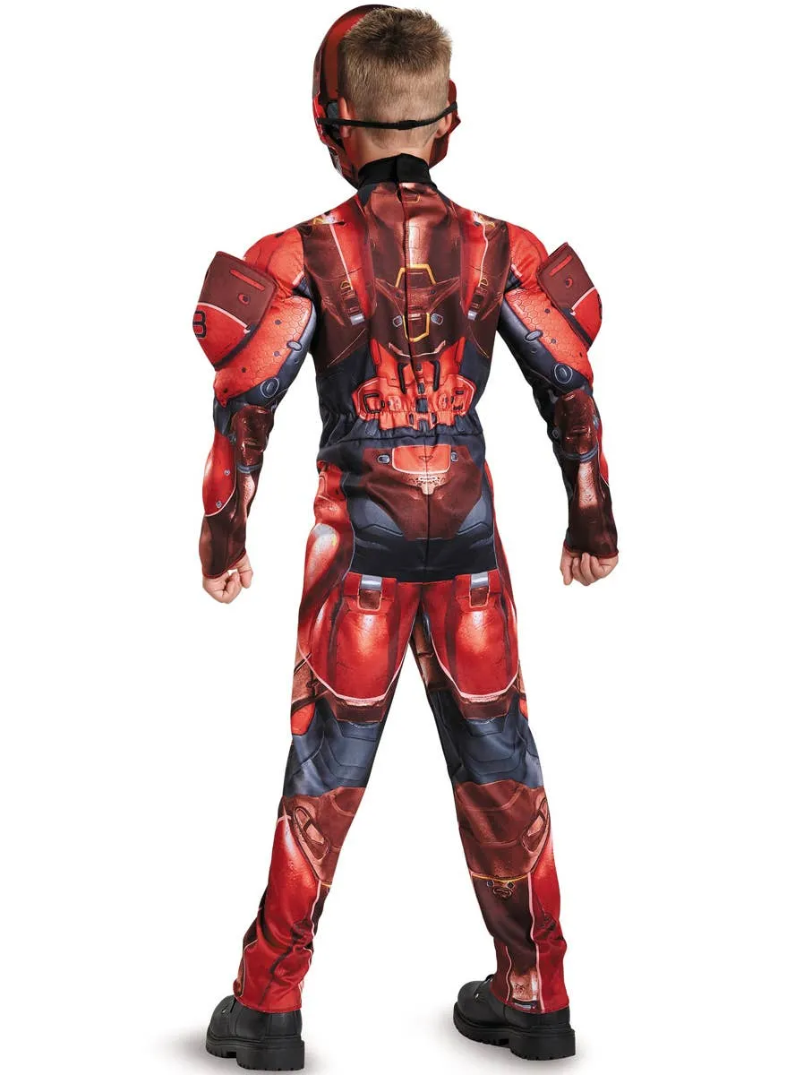 Classic Halo Red Spartan Boys Book Week Costume