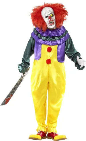 Classic Horror Clown IT Mens Halloween Costume