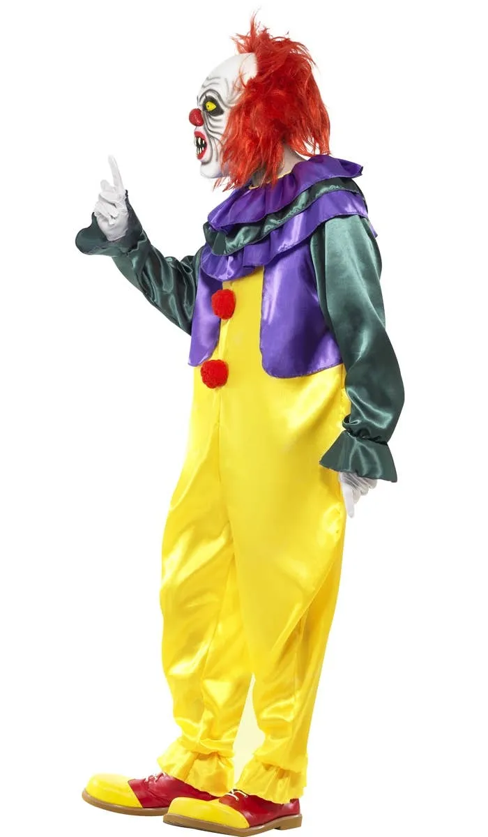 Classic Horror Clown IT Mens Halloween Costume